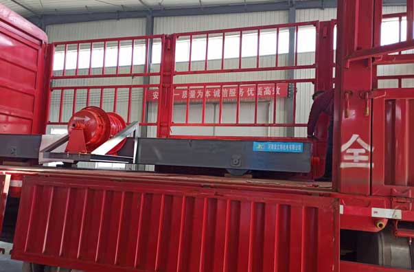 5T電纜卷筒供電軌道車(chē)發(fā)貨