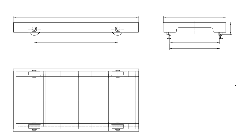軌道電動(dòng)平車(chē)的結構示意圖