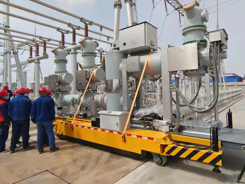 運輸110KV斷路器智能AGV搬運車(chē)